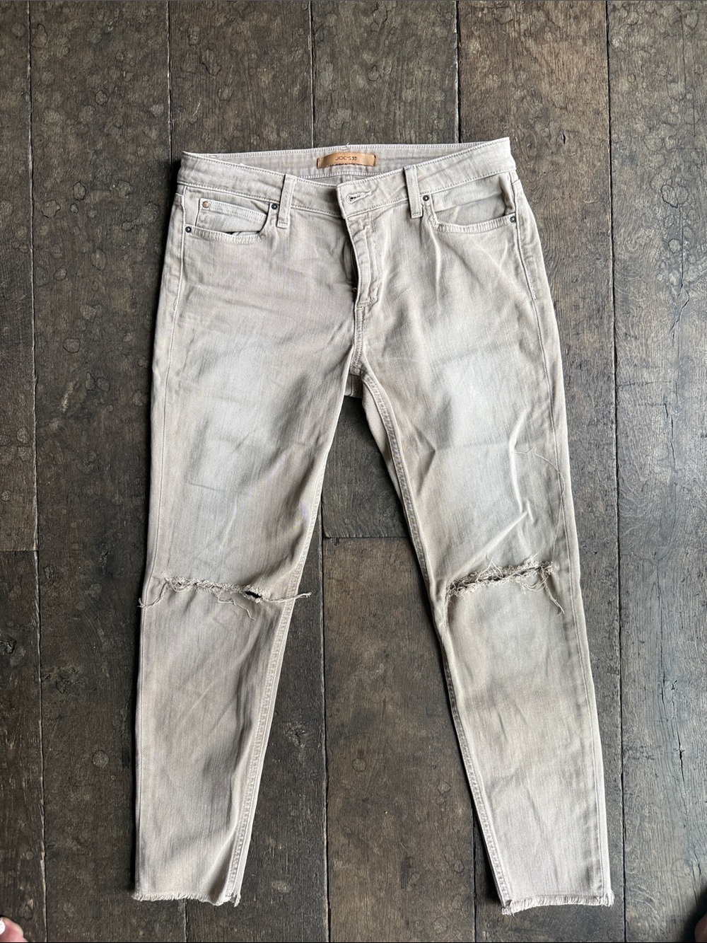 Joe's Jeans Tan Ankle Jeans